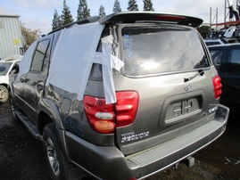 2003 TOYOTA SEQUOIA LIMITED GRAY 4.7L AT 4WD Z16535